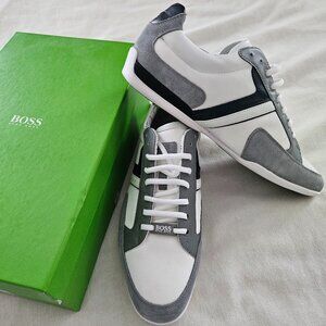 Boss Spacit sneaker, gray and white, size 12